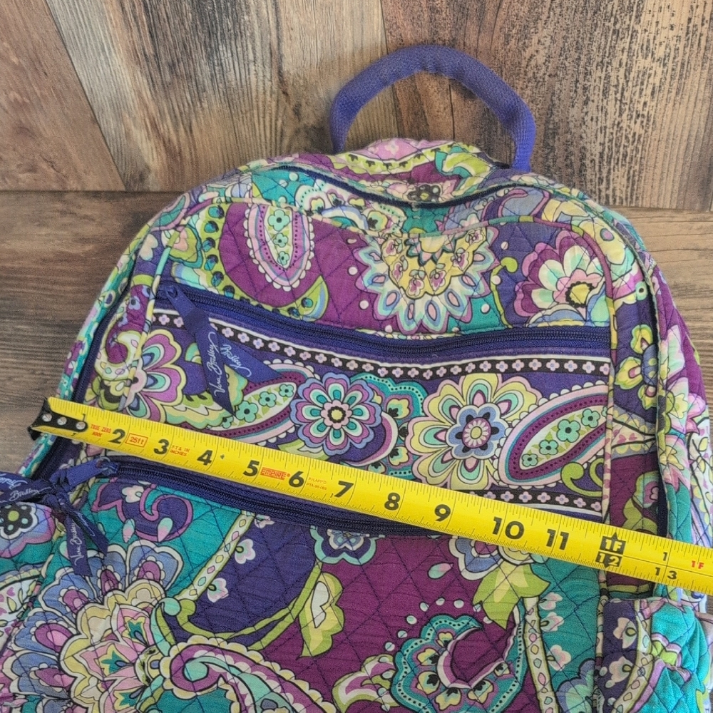 Vera Bradley Paisley Campus Travel Backpack                        M355 - Picture 8 of 12